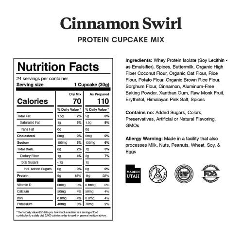 cinnamon swirl cupcake mix 268654