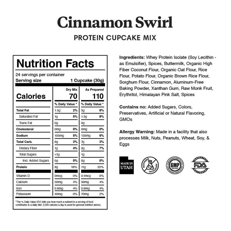 cinnamon swirl cupcake mix 268654