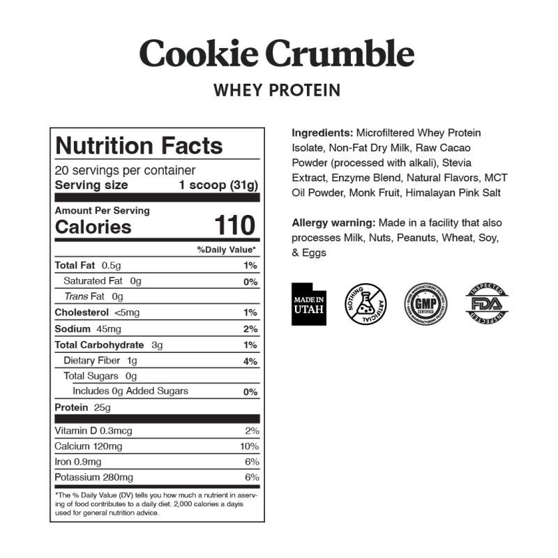 cookie crumble protein powder 266728