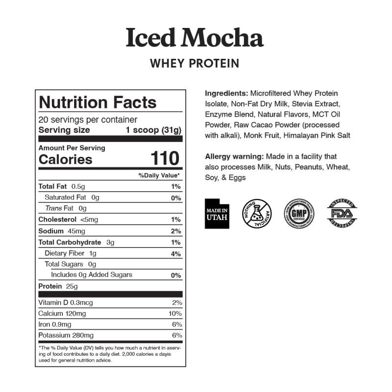 iced mocha protein powder 197970