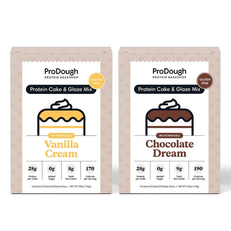 Microwavable Protein Cake Mixes - ProDough Protein Bakeshop