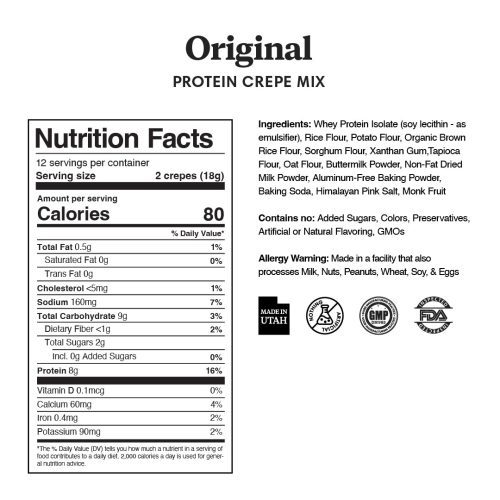 original protein crepe mix 196300