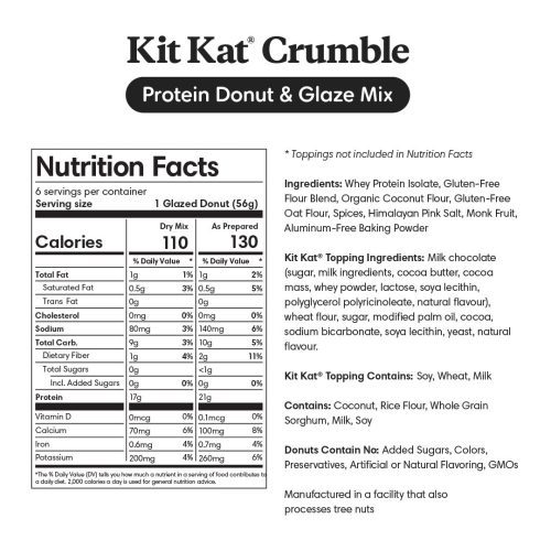 premium flavors protein donut mixes monthly subscription 814933