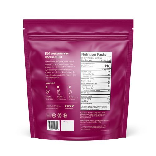 raspberry cheesecake protein powder 103987