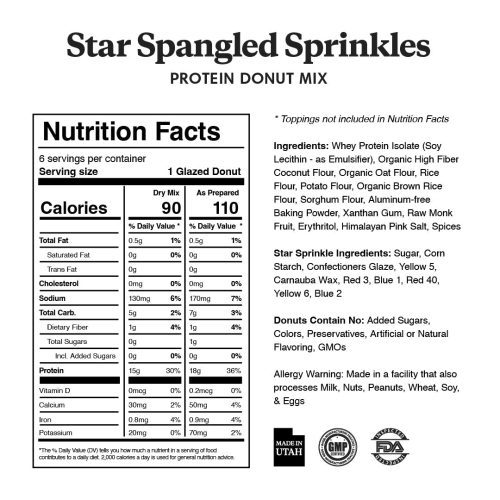 standard flavors protein donut mixes one time purchase 938013